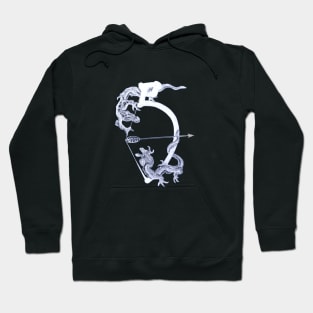 Mythical Bow and Arrow Dragons Hoodie